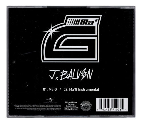 J Balvin - Ma ' G Mag - Disco Cd