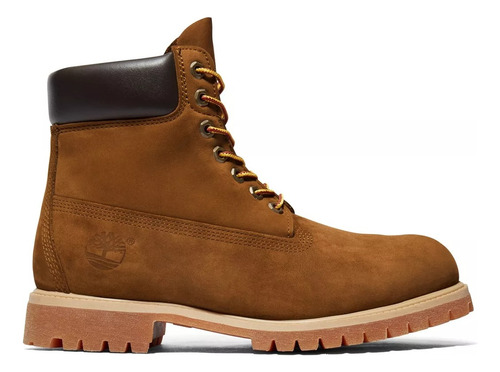 Bota Borcego Hombre Timberland Premium 6-inch Marrón Oscuro