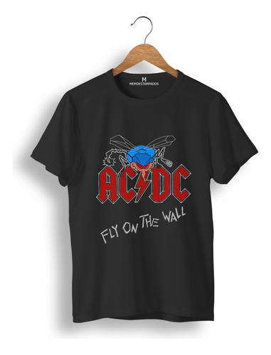 Remera: Ac Dc Fly On The Wall Memoestampados