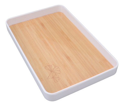 Bandeja Rectangular De Plástico, Apilable, Versátil, Para Se