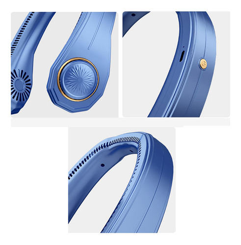 Pa Ventilador De Cuello Portátil, Recargable Por Usb, Sin