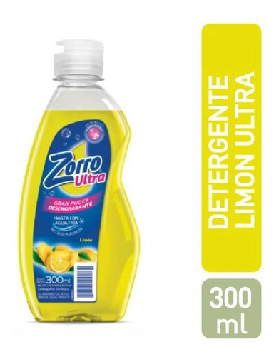 Zorro Ultra Limón Original Concentrado - Botella - Unidad - 1 - 300 mL