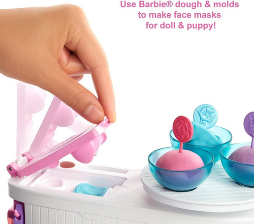 Imagen 5 de 7 de Barbie Playset De Spa Mascarilla Mattel Gjr84