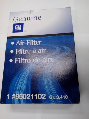 Imagem 2 de 2 de Elemento Filtro De Ar Do Motor 95021102 Tracker