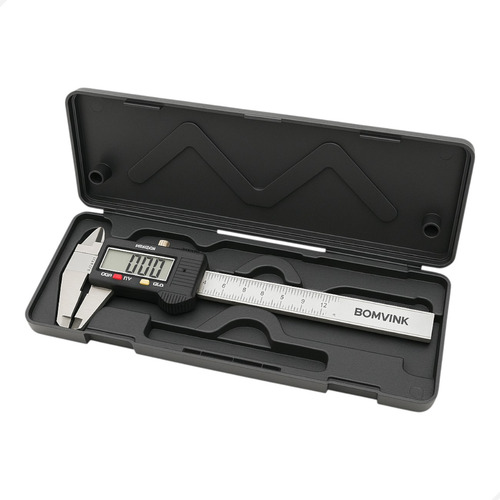 Paquímetro Digital 150mm Aço Inox Com Estojo Profissional