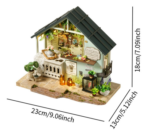 Casas De Muñecas De Bricolaje Con Estudio De Plantas