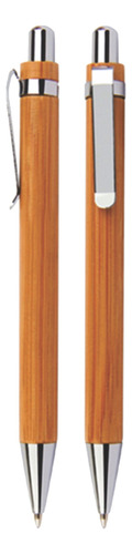 Lapiceros De Bambu Publicitarios Personalizados Con Logo 100