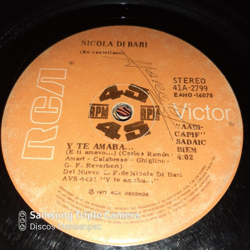 Simple Nicola Di Bari Rca Victor C12