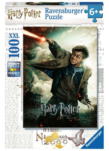 Harry Potter Rompecabezas P/niños 100 Pzas Xxl Ravensburger