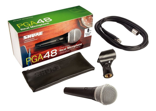 Microfono Shure Pga48-xlr Estudio De Voz Pga-48 Profesional