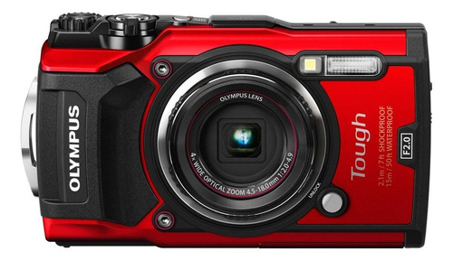  Olympus Tough TG-5 compacta color  rojo