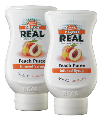 Real Exotics Simply Squeeze - Paquete De 2 Jarabe Con Infusi