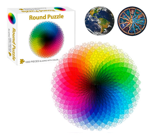 Rompecabezas 1000 Piezas Puzzle Circular Varios Modelos