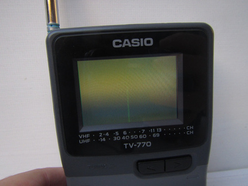 Imagem 1 de 4 de Tv Portatil Analogica Casio Tv770g