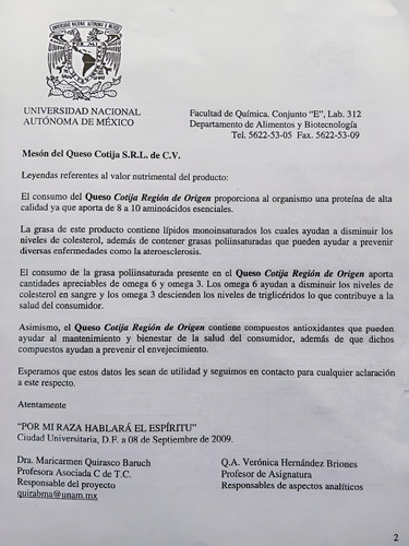 Queso Cotija Gourmet Región De Origen 1.965 Kg De Medio Tajo