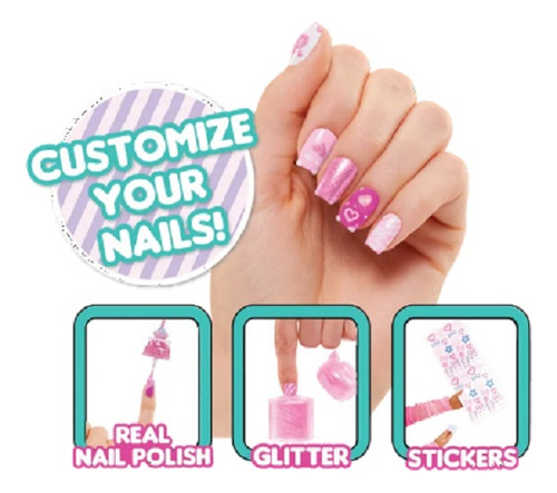 Lol Surprise Omg Sweet Nails Muñeca Kitty K Set Diseña Uñas