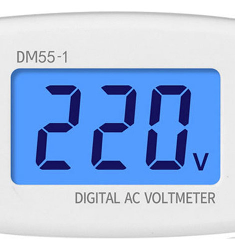 Enchufe De Voltaje Digital Lcd Ac 80-300 V Montado En La Par