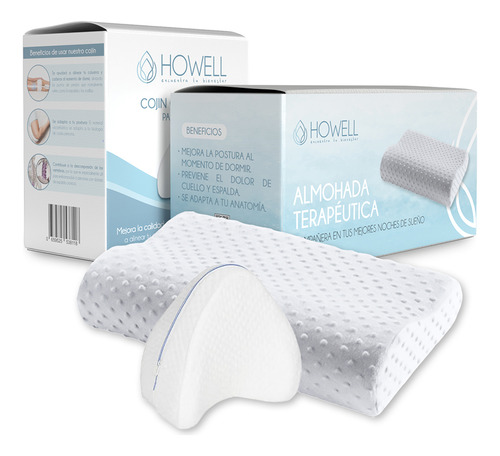 Pack Almohada Ortopédica Y Cojín Piernas Memory Terapeuticas