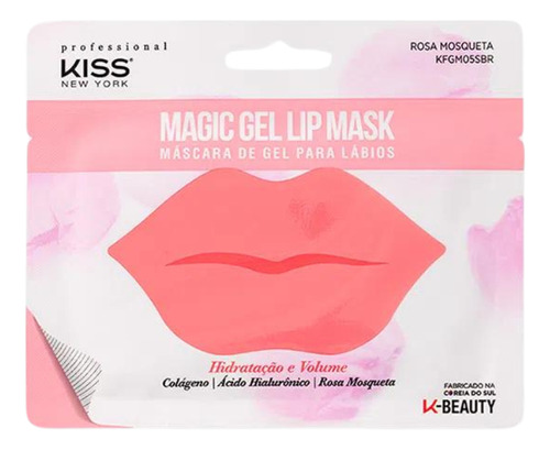 Kiss New York Magic Gel - Máscara Para Lábios 7g Blz