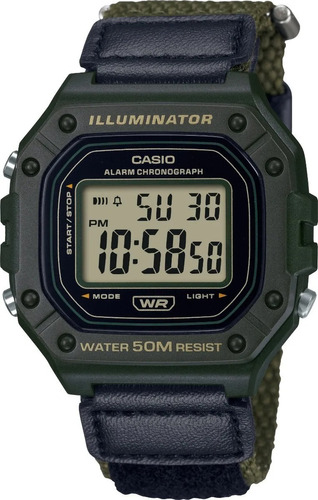 Reloj Casio W218hb-3av Caballero Original Time Square