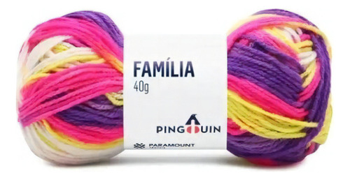 Lã Família 40g - Pingouin Cor 9142- Night Shine Mix