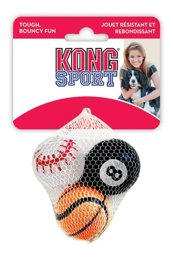Juguetes Para Perro-kong Sports Balls Pelota X-small X3 Kong