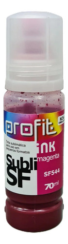 Kit 04 Tinta Sublimatica Profit Com Bico Dosador P/ L3150 Tinta Preto - Ciano - Amarelo - Magenta