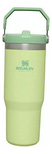 Stanley Iceflow Vaso Con Popote Abatible De 30 Onzas, Color Limón