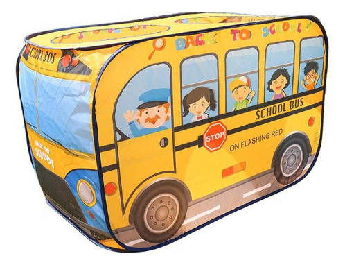. Juguete De Autobús Escolar For Acampar En La Playa