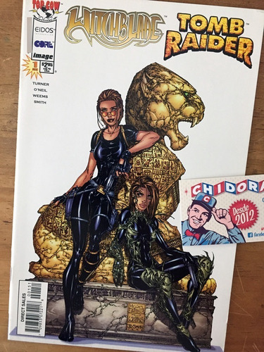 Comic - Witchblade Tomb Raider #1 Michael Turner