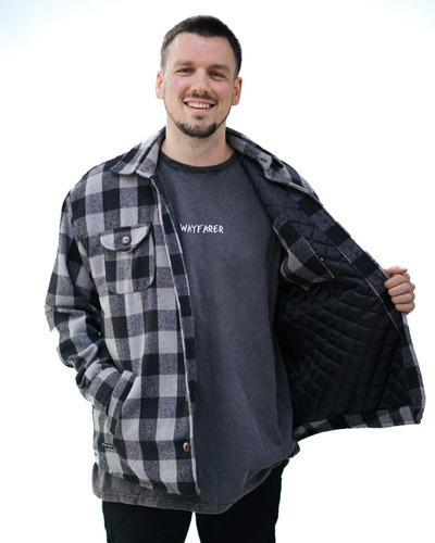 Campera Wayfarer Invierno Hombre Mujer Paño Matelassé