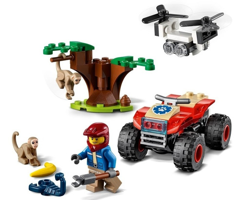Imagen 5 de 7 de Lego City 60300 Rescate De Vida Silvestre Original