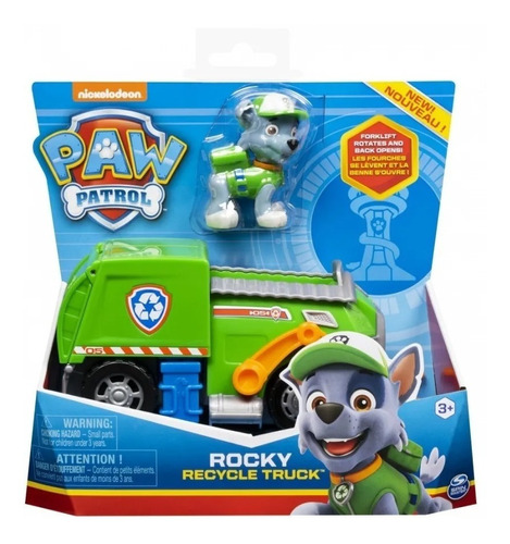 Vehiculo Rocky Recycle Truck Paw Patrol 6052310