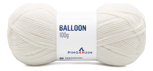 Lã Balloon Pingouin 100g 300mts Tex 333 Crochê Tricô Cor 0001- Natural