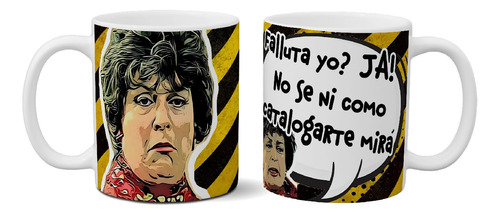 Taza De Cerámica Esperando La Carroza Edición Comic Cod. 98