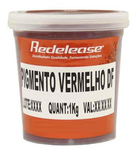 Pigmento Vermelho P Resinas Poliester Epoxi Artesanato 1 Kg