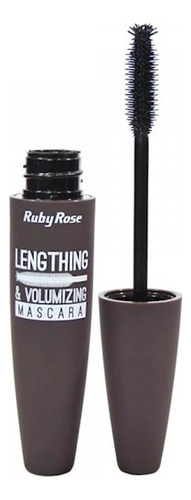 Máscara para cílios Ruby Rose Lengthing & Volumizing 9ml cor preto
