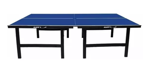 Mesa de ping pong Klopf 1009 fabricada em MDF cor azul