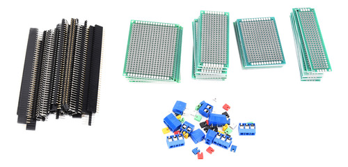 Kit De Placas Pcb De Doble Cara, 100 Piezas, Impreso Univers
