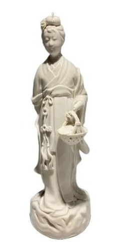 Antigua Figura Blanc De Chine Oriental Original