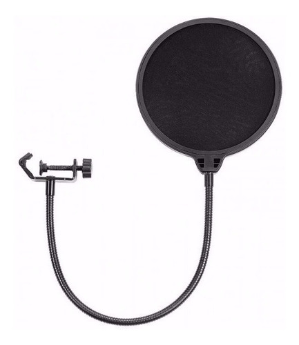 Soporte Para Micrófono Brazo + Filtro Antipop Redondo Elefir