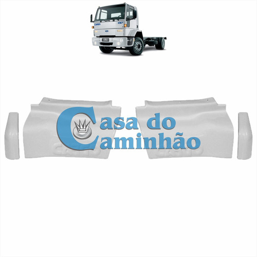 Jogo Chinelera Do Estribo - Ford Cargo 2000 A 2011 1 Degrau