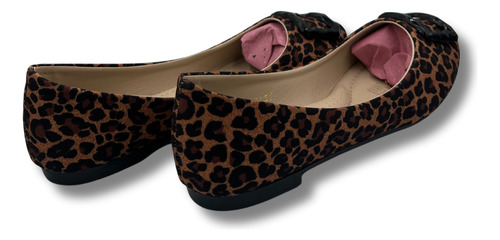 Balerina Dama Print De Leopardo Zenda
