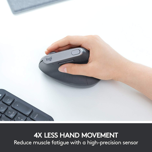 Ratón Inalámbrico Logitech Mx De Diseño Ergonómico Vertical