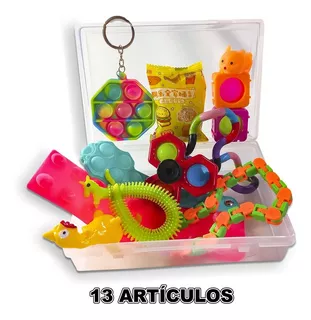 Caja De Fidget Toys Combo Premium Pack Juguetes Antiestréss