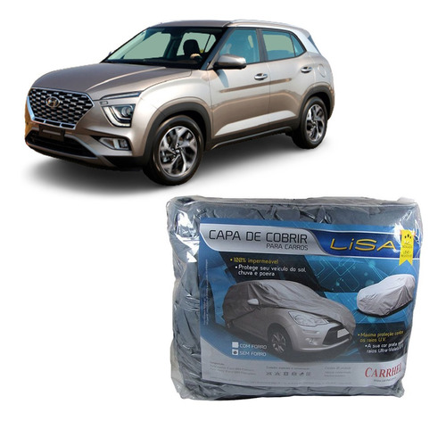 Capa Protetora Para Cobrir Hyundai Creta 2022 Em Diante (g)