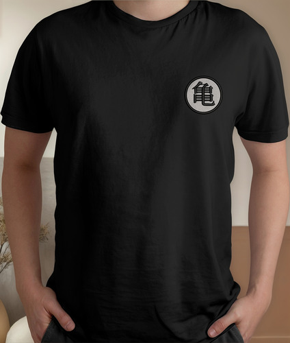 Playera Algodón Bordado Logo Dragon Ball Z Dbz Goku
