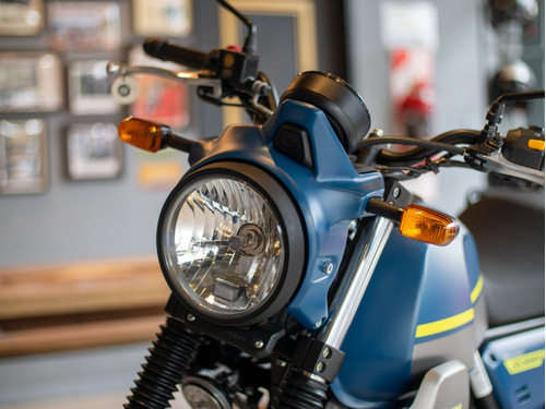 Imagen 9 de 25 de Royal Enfield Scram 411 Himalayan Skyline Blue Entrega Ya