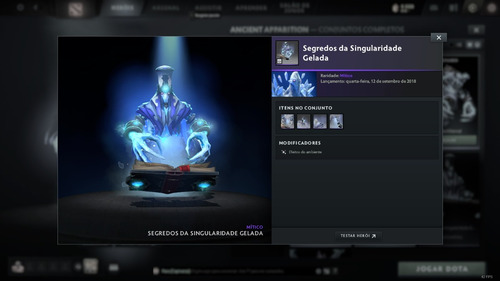 Pacote De Skins Collector's Cache 2021 Dota 2 (Usado)