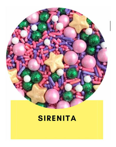 100g Mix Sprinkles Sirenita.